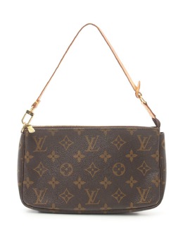 Louis Vuitton Pre-Owned: Коричневый клатч