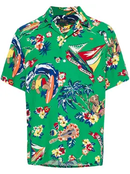 Polo Ralph Lauren: Поло с принтом 