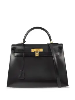 Hermès Pre-Owned: Чёрная сумка 