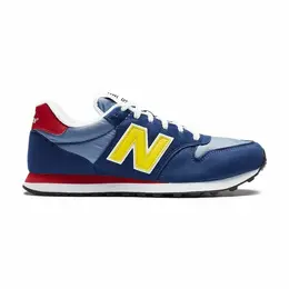 New Balance: Синие кроссовки 