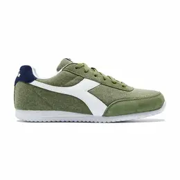 Diadora: Зелёные кроссовки