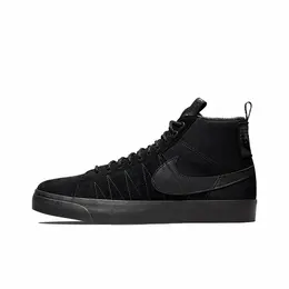 NIKE: Чёрные кроссовки  Blazer Mid