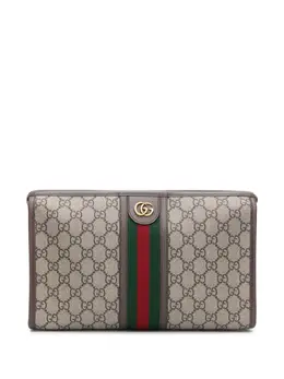 Gucci: Бежевая сумка  Ophidia GG