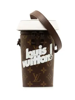 Louis Vuitton Pre-Owned: Коричневая сумка через плечо