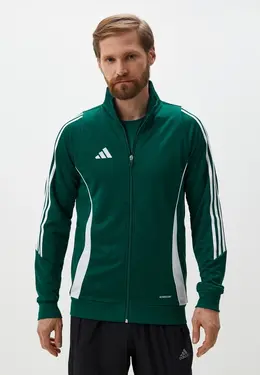 adidas: Зелёная толстовка 