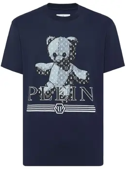 Philipp Plein: Хлопковая футболка  Teddy Bear