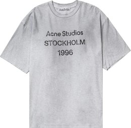 Acne Studios: Серая футболка 