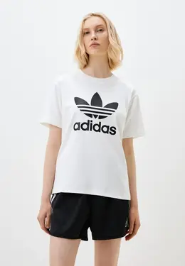 adidas Originals: Белая футболка 