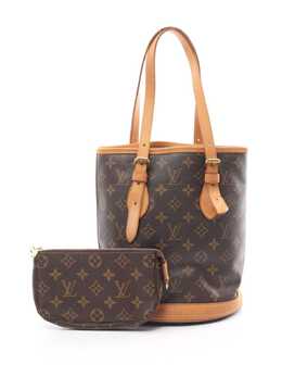 Louis Vuitton Pre-Owned: Коричневая сумка-шоппер 