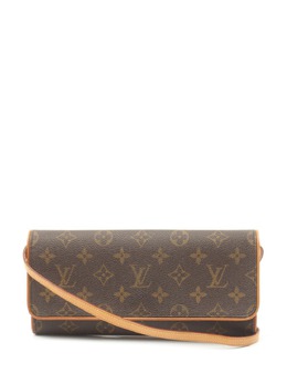 Louis Vuitton Pre-Owned: Коричневый клатч 