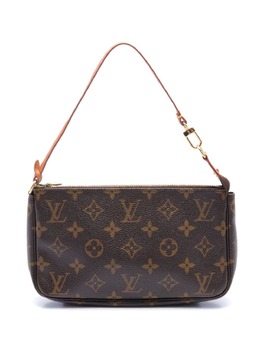 Louis Vuitton Pre-Owned: Коричневый клатч 