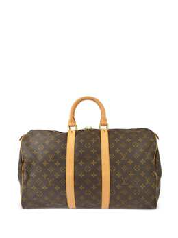 Louis Vuitton Pre-Owned: Коричневая сумка 