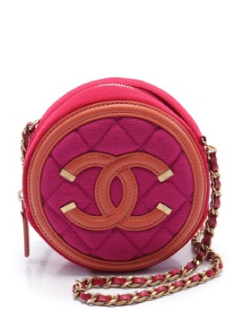 CHANEL Pre-Owned: Розовая сумка через плечо 