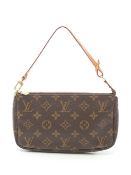 Louis Vuitton Pre-Owned: Коричневый клатч