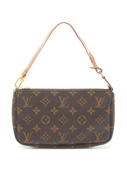 Louis Vuitton Pre-Owned: Коричневый клатч 