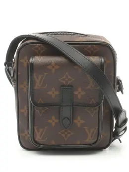 Louis Vuitton Pre-Owned: Коричневая сумка через плечо