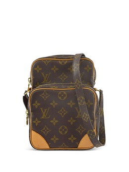 Louis Vuitton Pre-Owned: Коричневая сумка через плечо