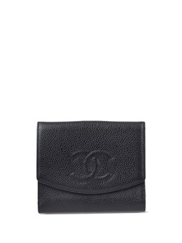 CHANEL Pre-Owned: Чёрный кошелёк 