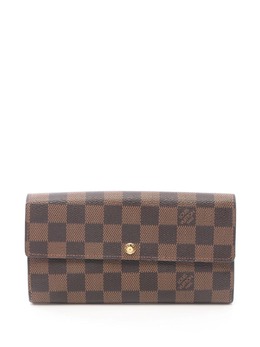 Louis Vuitton Pre-Owned: Коричневый кошелёк