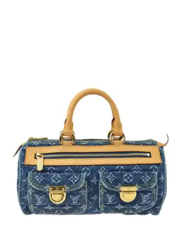 Louis Vuitton Pre-Owned: Голубая сумка