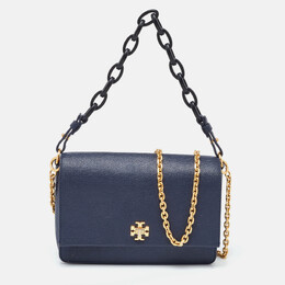 Tory Burch: Синяя сумка  Kira