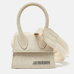 Jacquemus: Бежевая сумка  Le Chiquito Bag