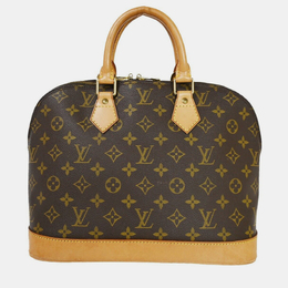 Louis Vuitton: Коричневая сумка 