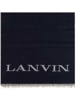 Lanvin: Синий шарф 