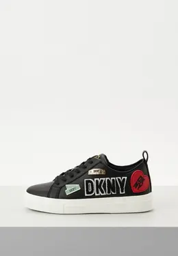 DKNY: Чёрные кеды 