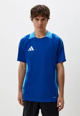 adidas: Синяя футболка 