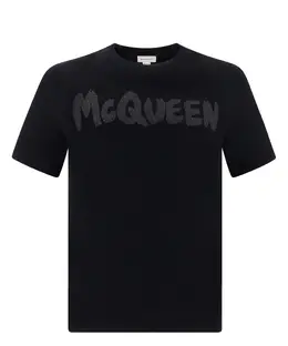 Alexander McQueen: Хлопковая футболка 