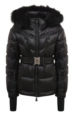 Moncler Grenoble: Чёрный пуховик 