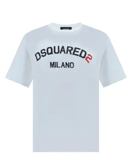 Dsquared2: Хлопковая футболка 