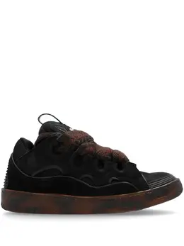 Lanvin: Чёрные кроссовки  Curb