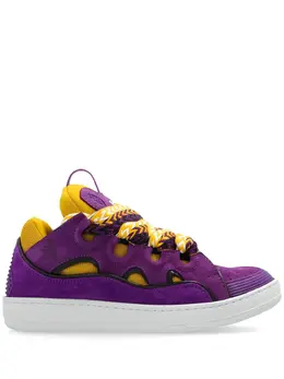 Lanvin: Фиолетовые кроссовки  Curb
