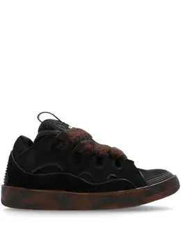 Lanvin: Чёрные кроссовки  Curb