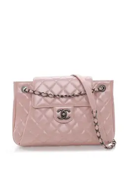 CHANEL Pre-Owned: Розовая сумка через плечо 