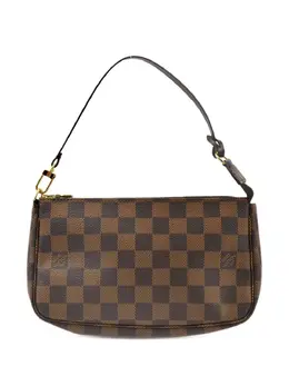 Louis Vuitton Pre-Owned: Коричневый клатч