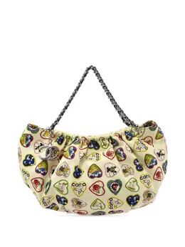 CHANEL Pre-Owned: Многоцветная сумка-шоппер 
