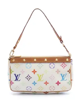 Louis Vuitton Pre-Owned: Белый клатч