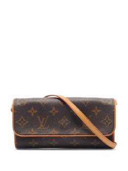 Louis Vuitton Pre-Owned: Коричневая сумка через плечо