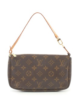 Louis Vuitton Pre-Owned: Коричневый клатч 