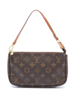 Louis Vuitton Pre-Owned: Коричневый клатч 