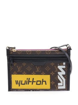 Louis Vuitton Pre-Owned: Коричневая сумка через плечо