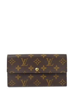 Louis Vuitton Pre-Owned: Коричневый кошелёк 