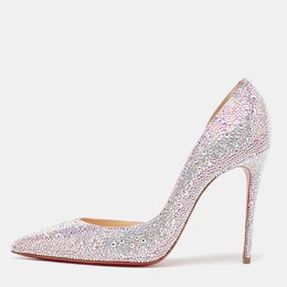 Christian Louboutin: Серебристые туфли 