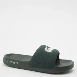 Lacoste: Зелёные сабо 