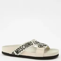 Love Moschino: Белые сабо 