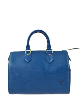 Louis Vuitton Pre-Owned: Голубая сумка