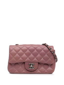 CHANEL Pre-Owned: Фиолетовая сумка через плечо 